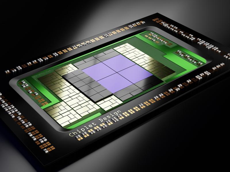 Image of a computer chiplet