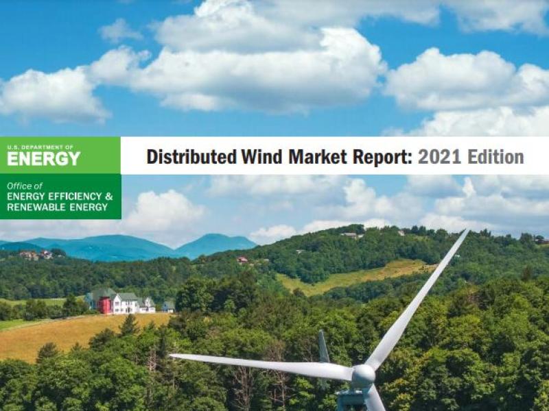 Distributed Wind Report Cover