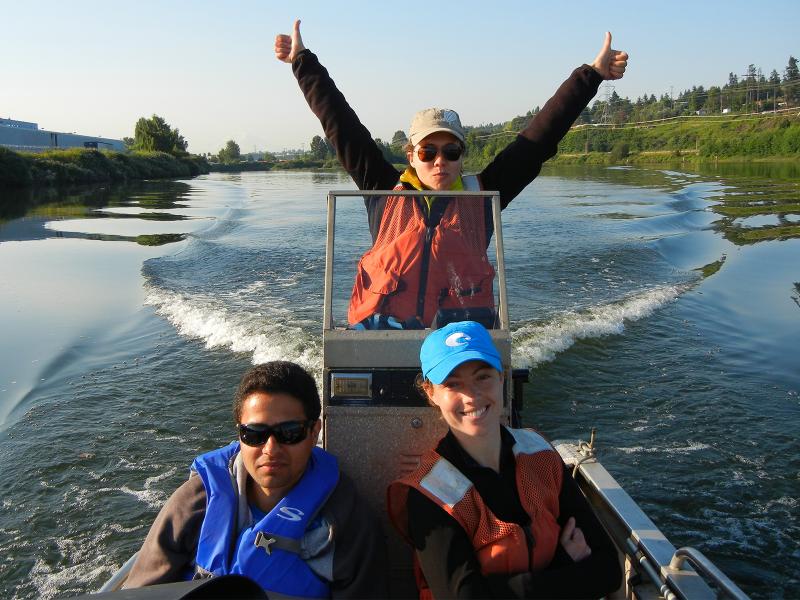 Maggie McKeon on the Duwamish River - Hero Picture