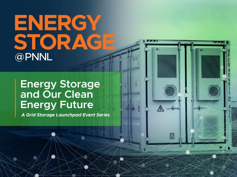 image of energy storage system and event title
