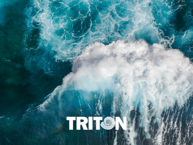 Waves with Triton logo 
