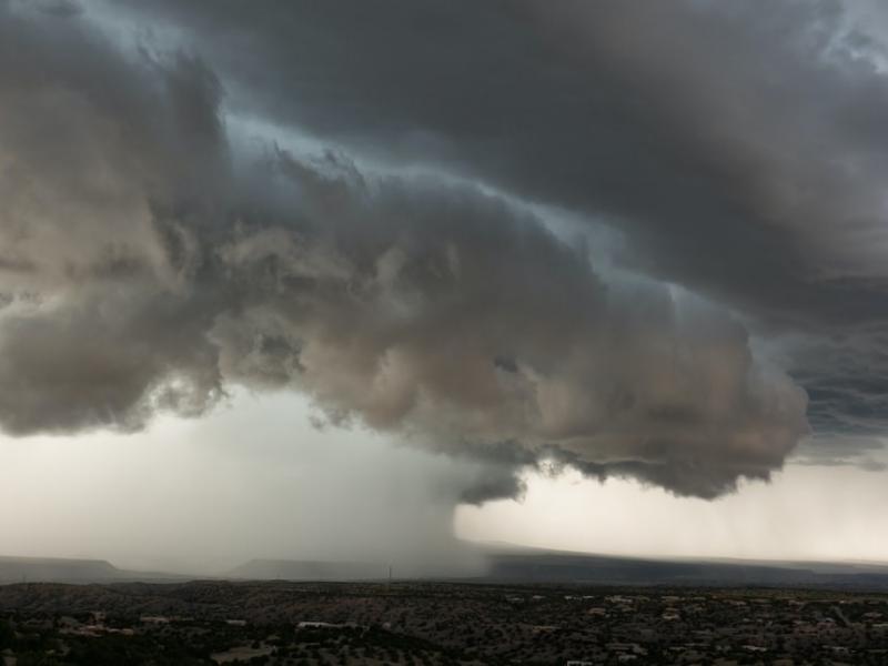 Overcast storm clouds