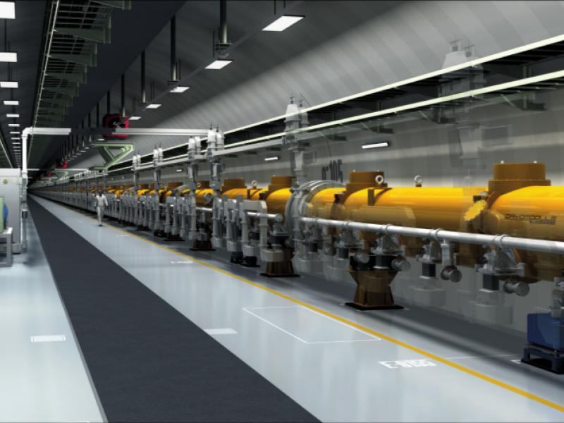 Conceptual view of the International Linear Collider