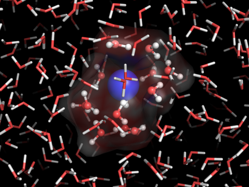 Inhomogenous molecular liquid