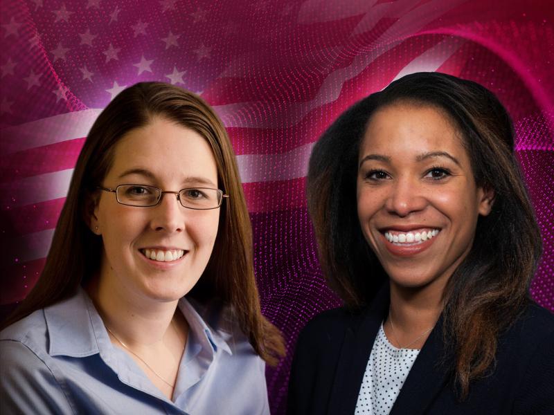 Composite image of Jess Smith and Kayla Kwolek (Strider)