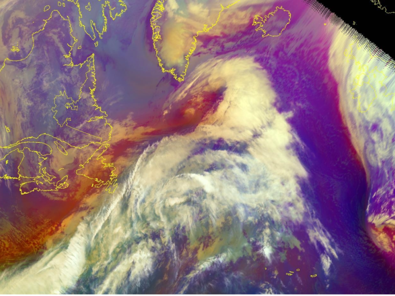 Atmospheric Rivers are visible in a satellite image.
