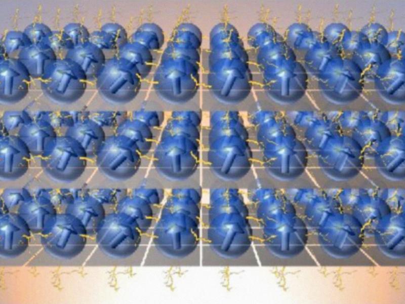 Scalable qubit array