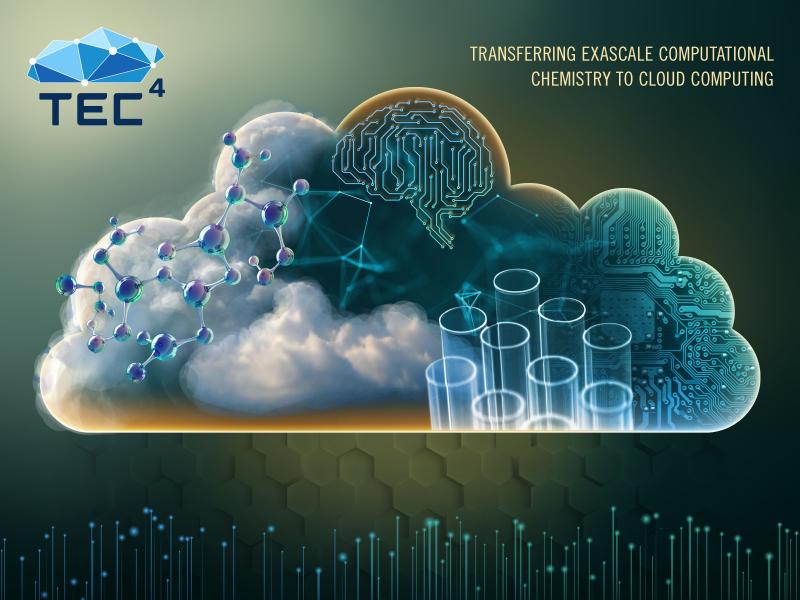 cloud computing and TEC4 logo