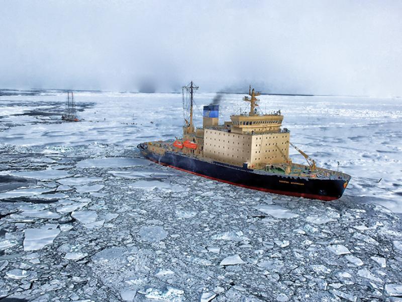 Arctic shipping emissions warm the snow and ice