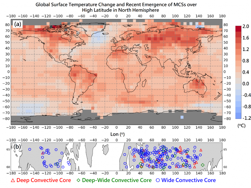 map of global surface temperature