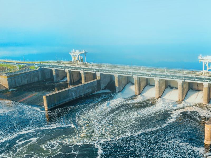 Image of a hydropower dam