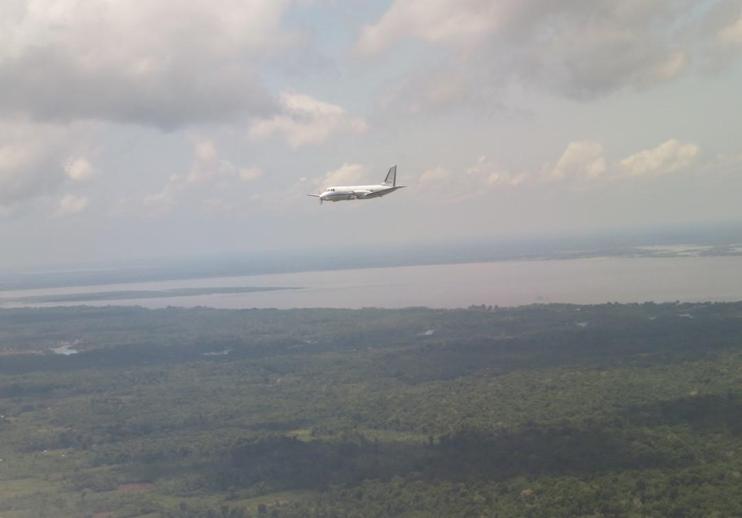 GOAmazon research flight over the Amazon