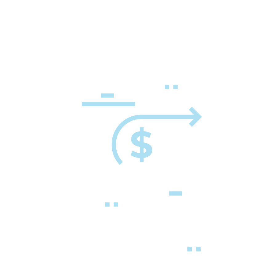 icon of a hand holding money